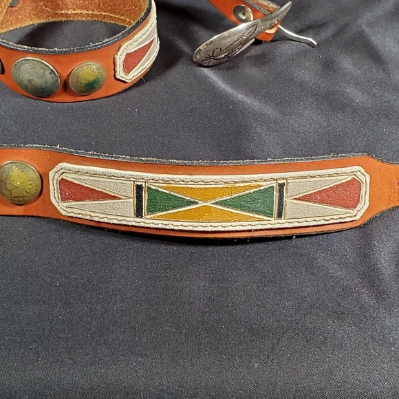 Western Belt Embellished with Old Coins - Picture 9 of 13
